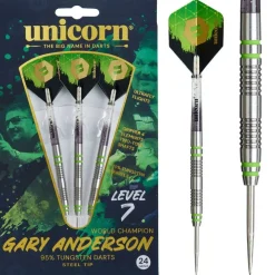 UD Level 7 Gary Anderson Steel Tip Darts Set Adults