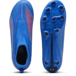 Ultra 5 Match Children Laceless Firm Ground Football Boots