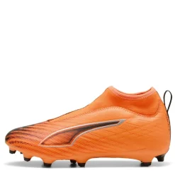 Ultra 5 Match Children Laceless Firm Ground Football Boots