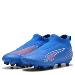 Ultra 5 Match Children Laceless Firm Ground Football Boots
