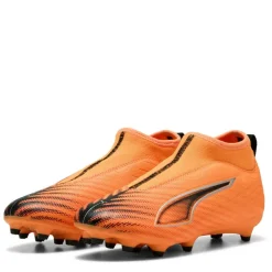 Ultra 5 Match Children Laceless Firm Ground Football Boots