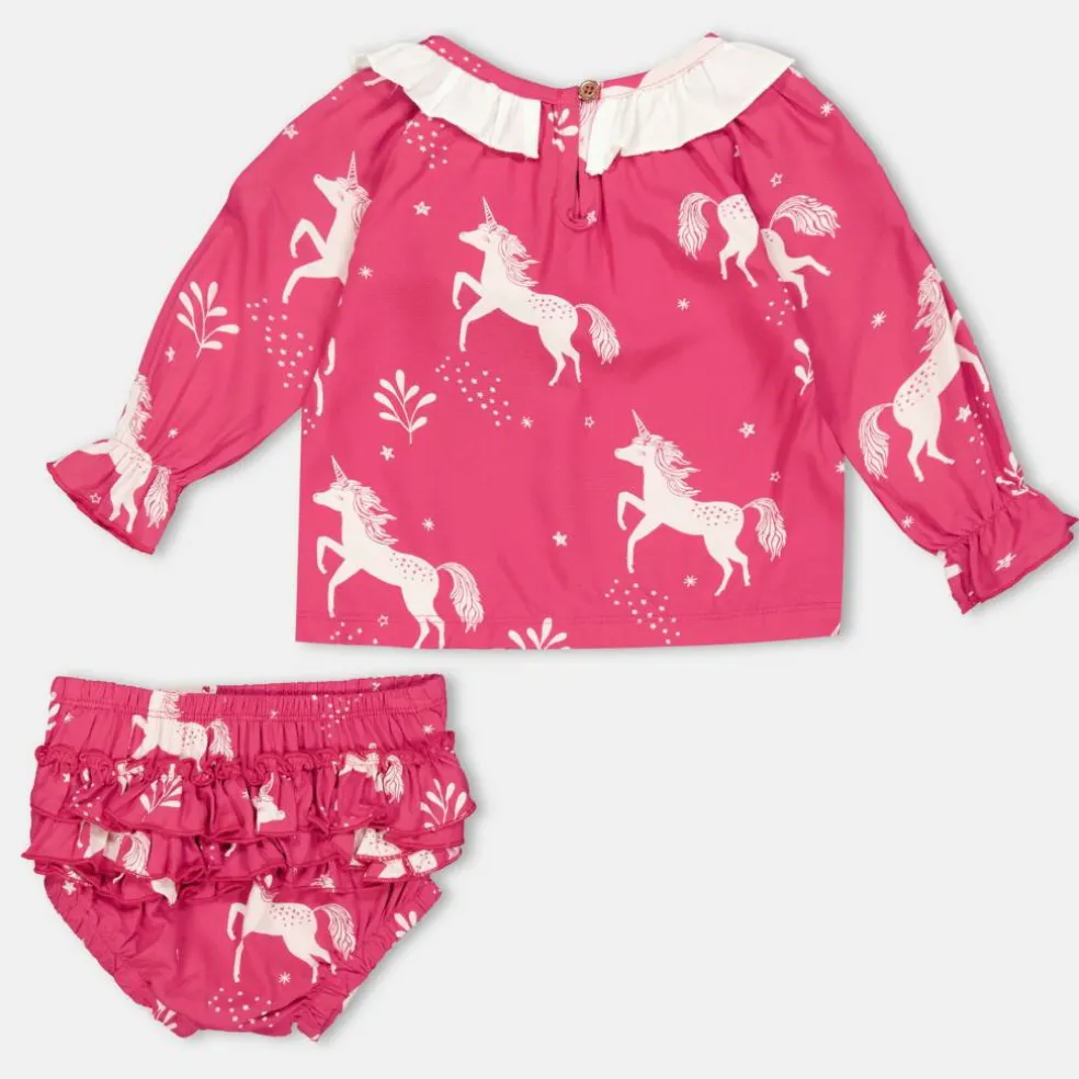 Unicorn Dress and Legging Set