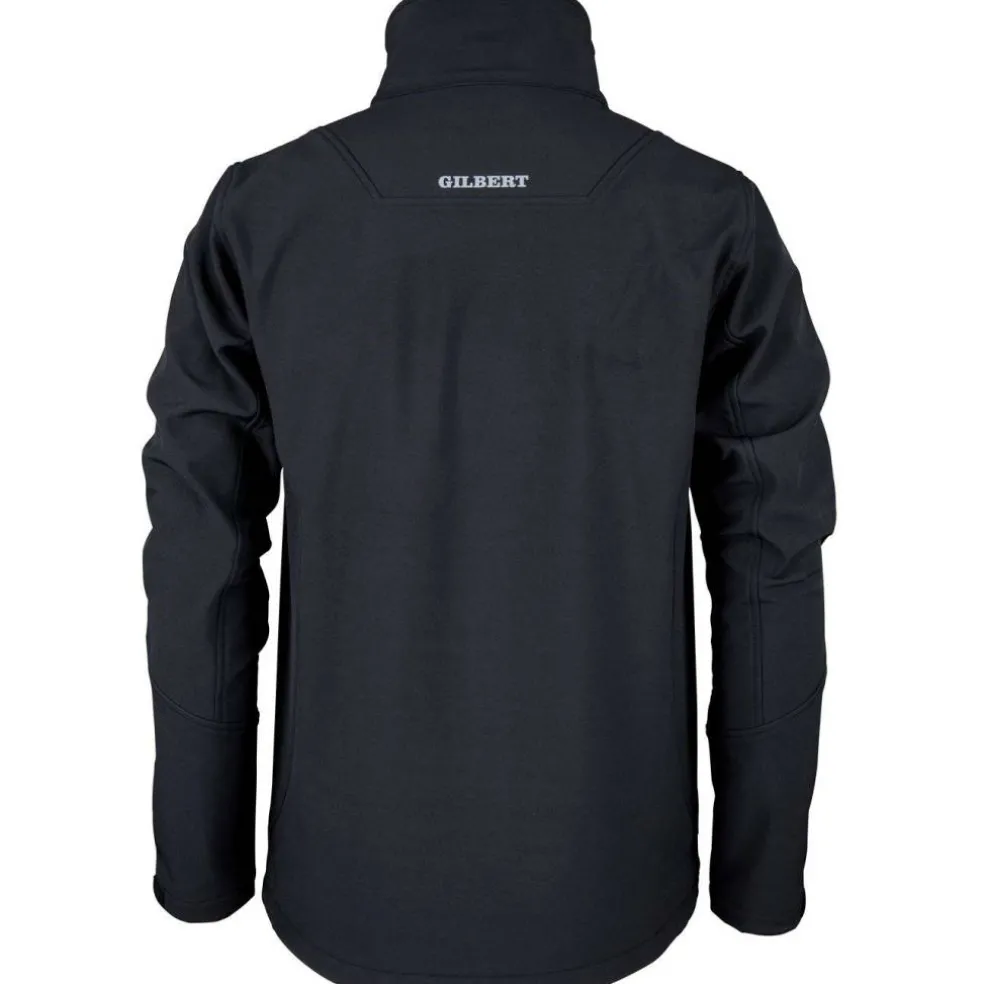 Unisex Adults 's Weather-Resistant Tailored Fit Softshell Rugby Jacket