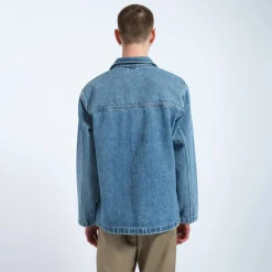 Unisex Adults Devon Worker Denim Long Sleeve Jacket