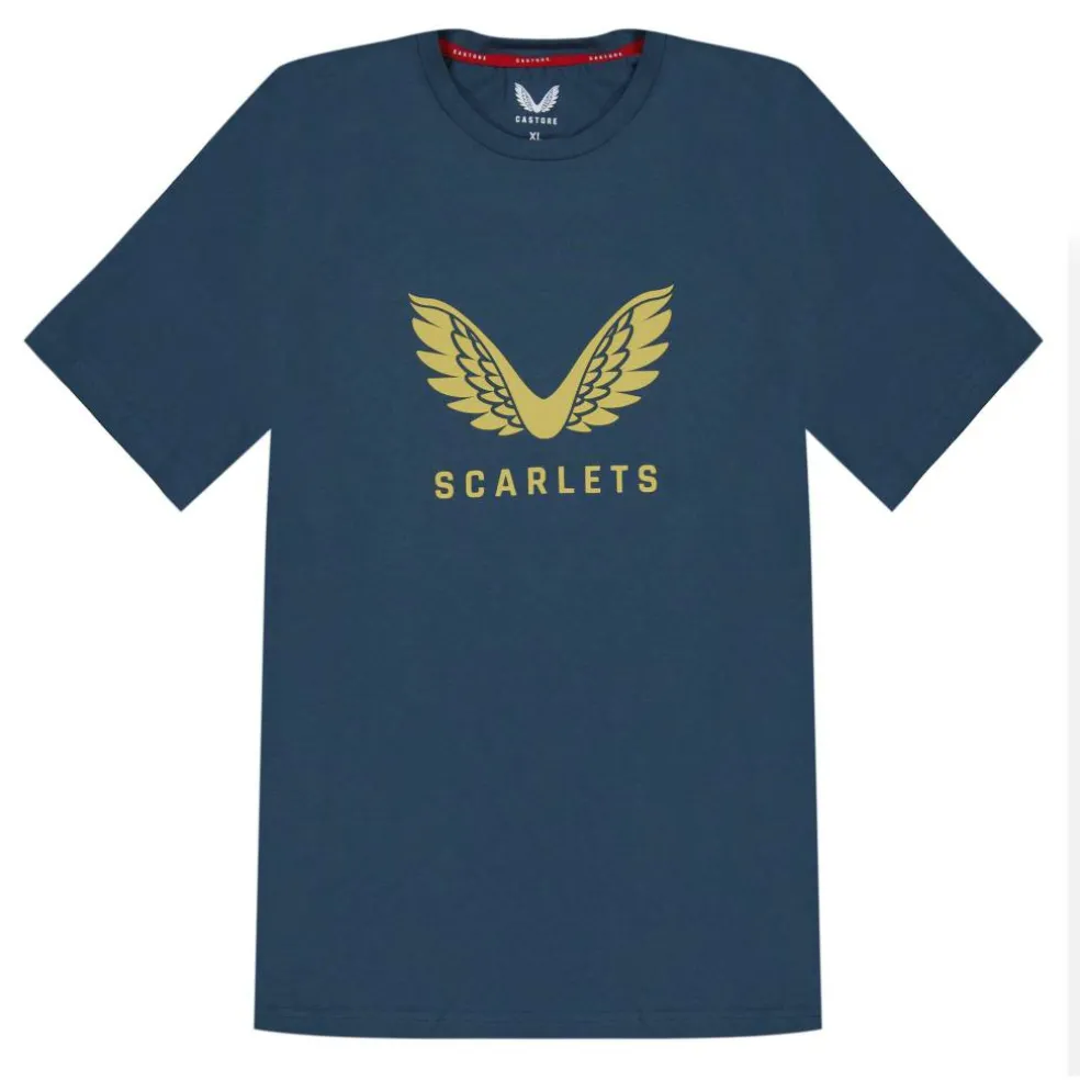 Unisex Adults Scarlets Rugby Polo Shirt