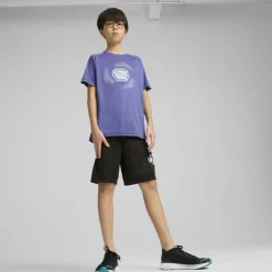 Unisex Kids' Active Sports Graphic Performance Gym Shorts