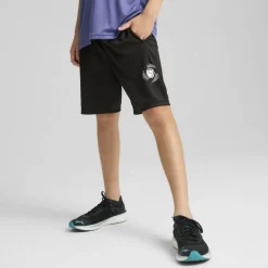 Unisex Kids' Active Sports Graphic Performance Gym Shorts