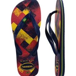 Unisex Kids' Brasil Fresh Navy Blue Flip Flops