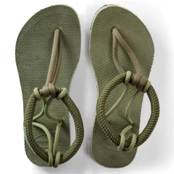Unisex Kids' Cosmo Madrid Green Flip Flops