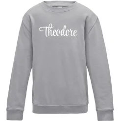 Unisex Kids' Cotton Crew Neck Sweatshirt