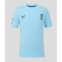 Unisex Kids 26/27 England Cricket Crew Neck T-Shirt