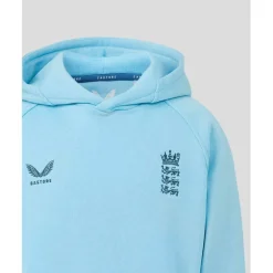 Unisex Kids 26/27 England Cricket Performance Hoodie