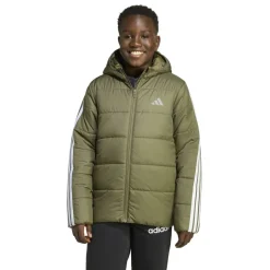 Unisex Kids Essentials 3S Hooded Long Sleeve Puffer Jacket