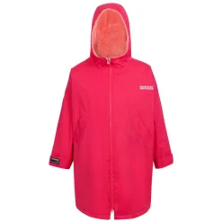 Unisex Kids Fleece Lined Oversized Fit Waterproof Robe