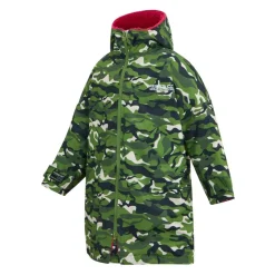 Unisex Kids Fleece Lined Oversized Fit Waterproof Robe