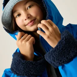 Unisex Kids Fleece Lined Oversized Fit Waterproof Robe