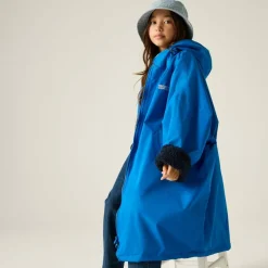Unisex Kids Fleece Lined Oversized Fit Waterproof Robe