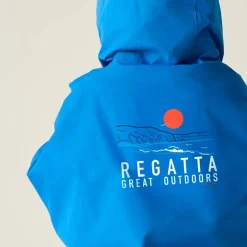 Unisex Kids Fleece Lined Oversized Fit Waterproof Robe