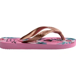 Unisex Kids Flores Beige Flip Flops