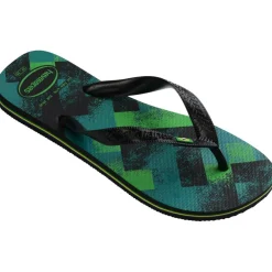 Unisex Kids Hav Brasil Fresh Black Flip Flops