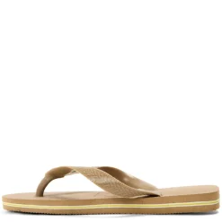 Unisex Kids Hav Brasil Logo Rose Gold Flip Flops