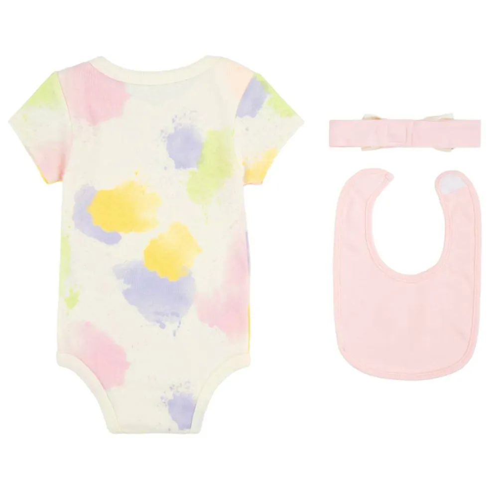 Unisex Kids' Headband Bodysuit & Bib 3-Piece Set Onesies