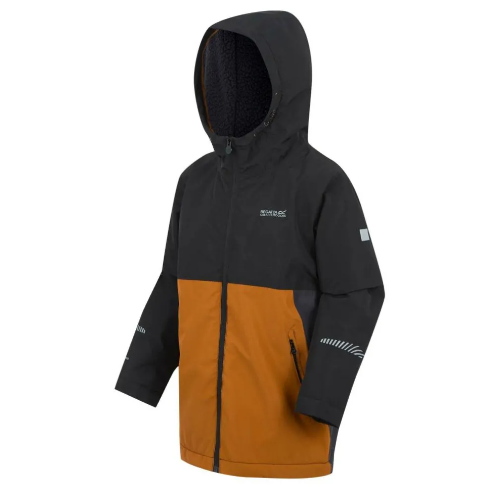 Unisex Kids Hillain Warm Lined Isotex Reflective Waterproof Jacket