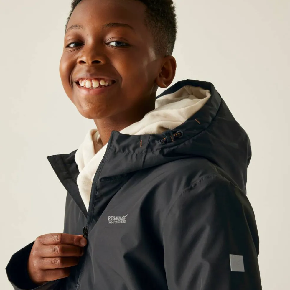 Unisex Kids Hillain Warm Lined Isotex Reflective Waterproof Jacket