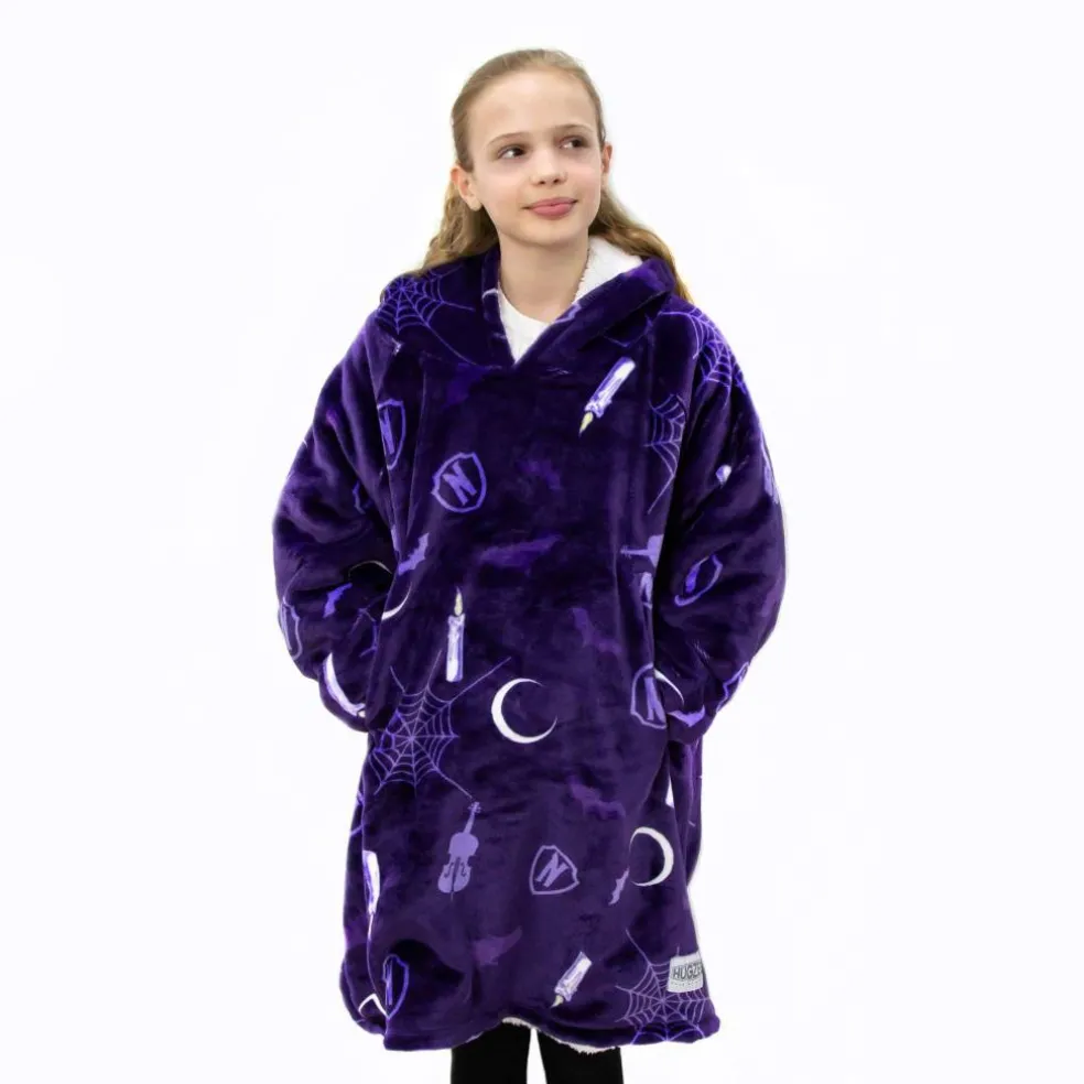 Unisex Kids' Hooded Fluffy Dressing Gown