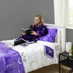 Unisex Kids' Hooded Fluffy Dressing Gown