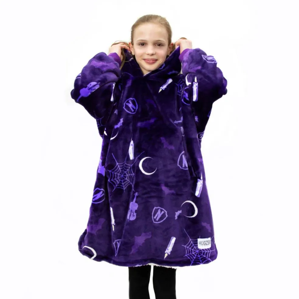 Unisex Kids' Hooded Fluffy Dressing Gown