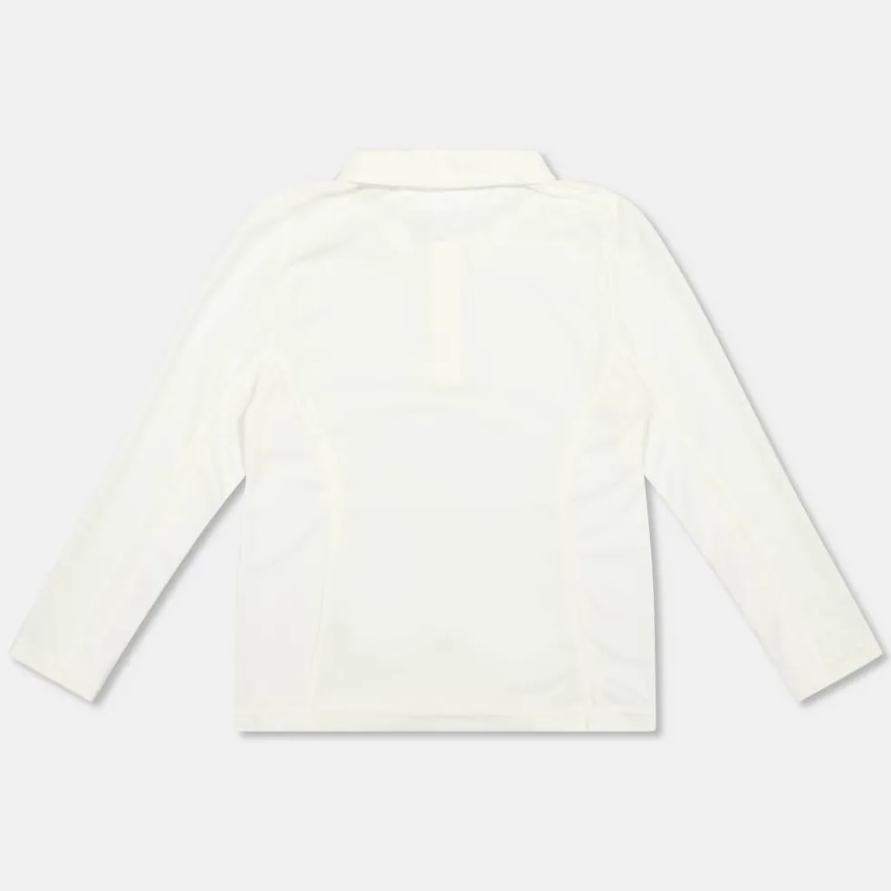Unisex Kids' Long-Sleeve Cricket Polo Shirt