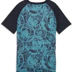 Unisex Kids' Manchester City Short Sleeve Licensed T-Shirt