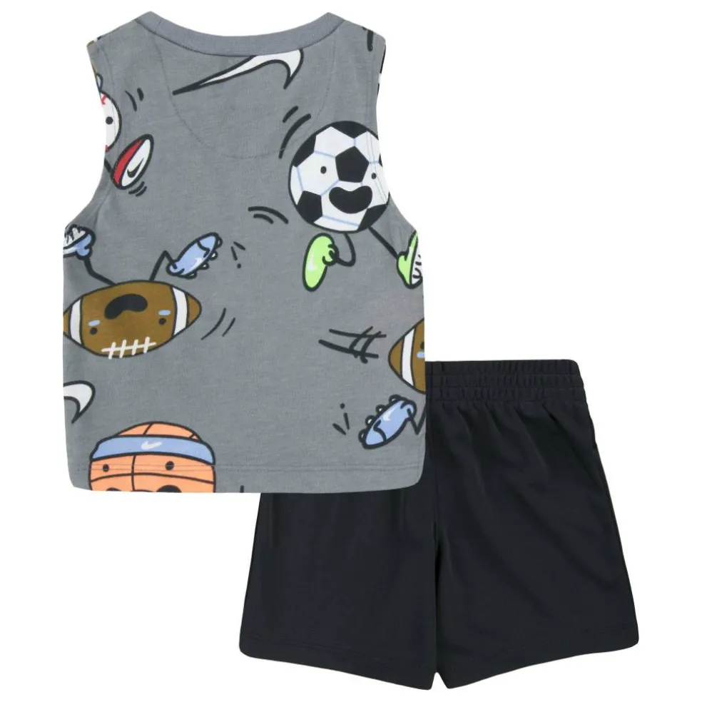 Unisex Kids' Muscle Set Top and Trouser Pyjama
