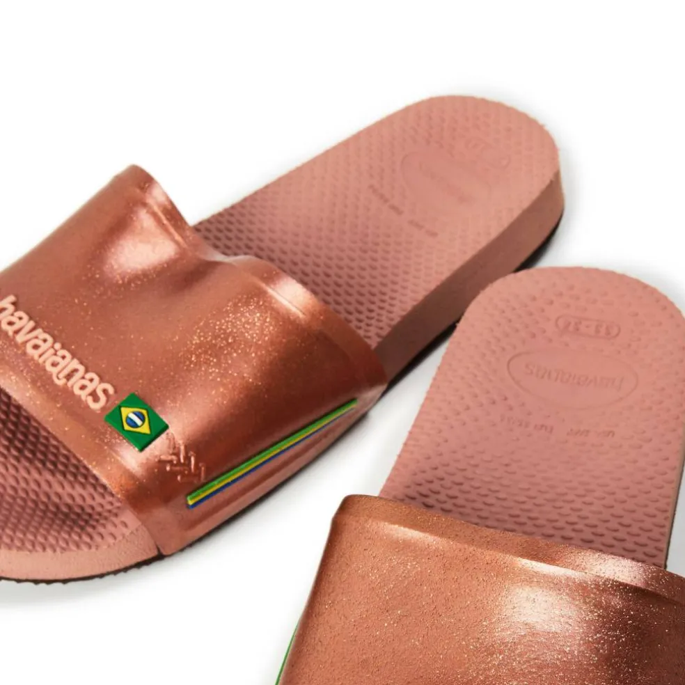 Unisex Kids' Slide Brasil Flip Flops