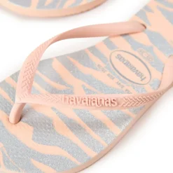Unisex Kids' Slim Animals Glitter Ballet Rose Flip Flops