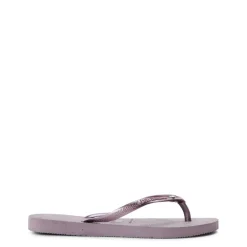 Unisex Kids' Slim Crystal Flip Flops