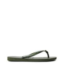 Unisex Kids' Slim Crystal Flip Flops