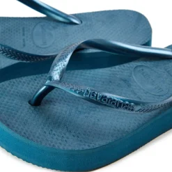 Unisex Kids' Slim Flatform Flip Flops