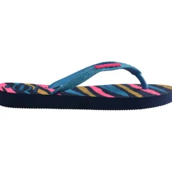 Unisex Kids Slim Glitter Pink Flip Flops