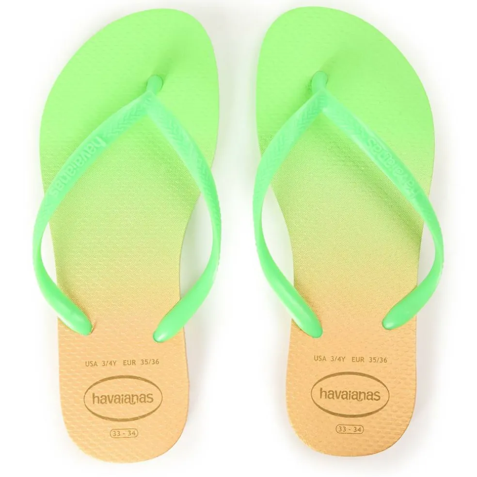 Unisex Kids' Slim Gradient Flip Flops