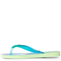 Unisex Kids' Slim Metallic Rainbow Flip Flops