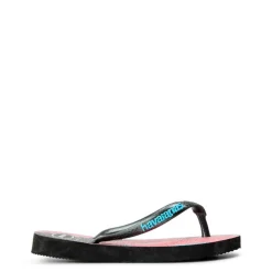Unisex Kids' Slim Palette Glow Black Flip Flops
