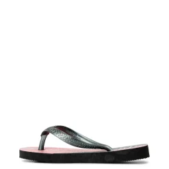 Unisex Kids' Slim Palette Glow Black Flip Flops