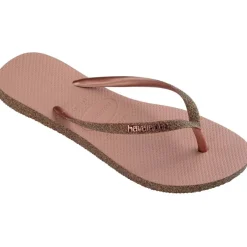 Unisex Kids' Slim Sparkle II Crocus Rose Flip Flops