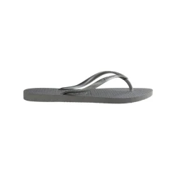 Unisex Kids Slim Steel Grey Flip Flops