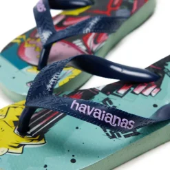 Unisex Kids Star Wars Clay/Navy Blue Flip Flops