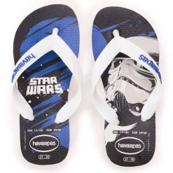 Unisex Kids' Star Wars White Flip Flops