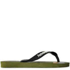 Unisex Kids Top Camouflage Green Flip Flops