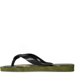 Unisex Kids Top Camouflage Green Flip Flops